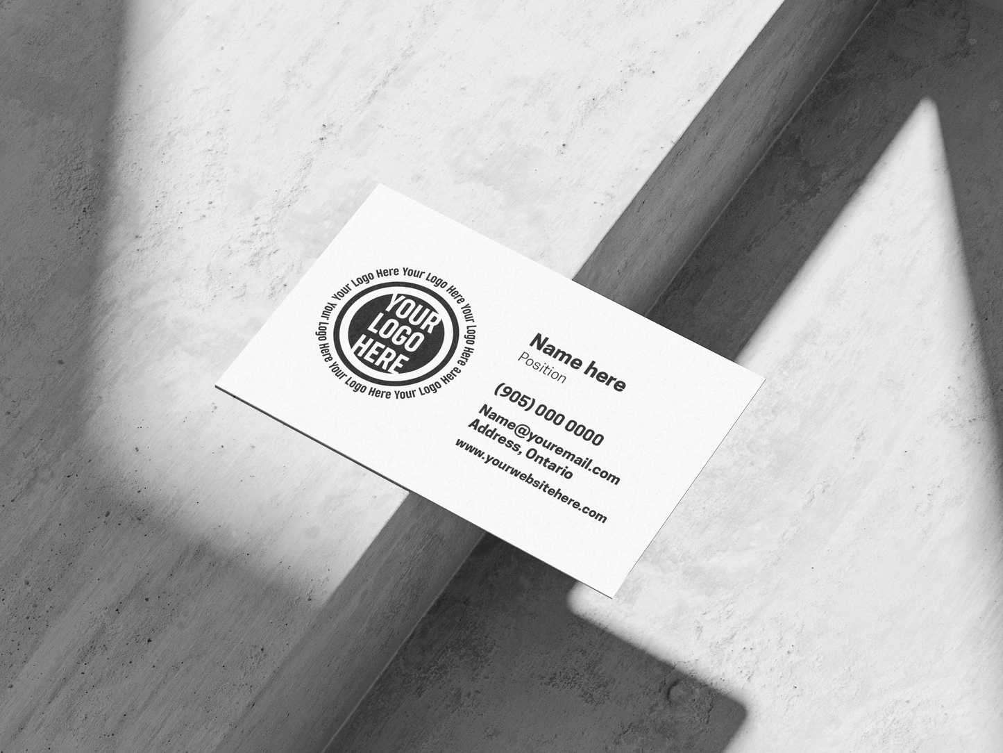 Standard Business Cards (Glossy Card Stock)